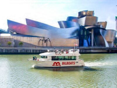 1-Hour Bilbao city Boat Tour or 2-Hour cruise to Portugalete - Where you board at Pío Baroja Square (and how early to arrive)