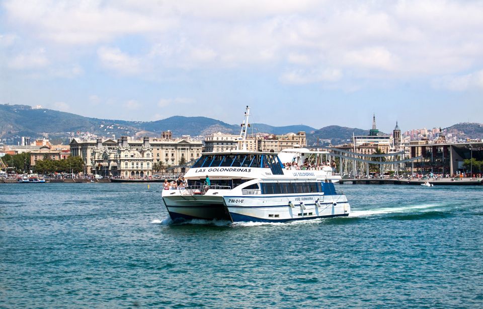 Barcelona: Boat Tour in Las Golondrinas - What you’ll see: skyline, beaches, and the angle you can’t get from land