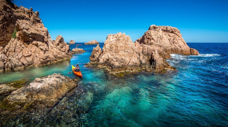 Barcelona: Costa Brava Kayak, Snorkel & Cliff Jump & Lunch - Cliff jumping: optional thrill with a safety-first vibe