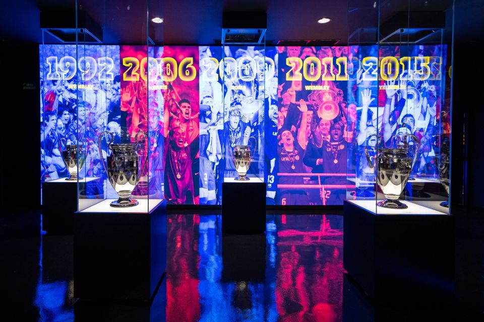 Barcelona: FC Barcelona Museum "Barça Immersive Tour" Ticket - We are history tunnel: photographs, objects, and the Cruyff space