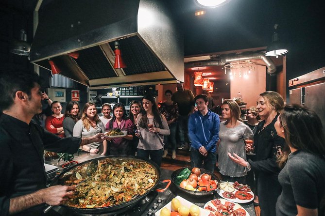 Barcelona Interactive Spanish Cooking Experience - The main event: learning seafood paella step-by-step