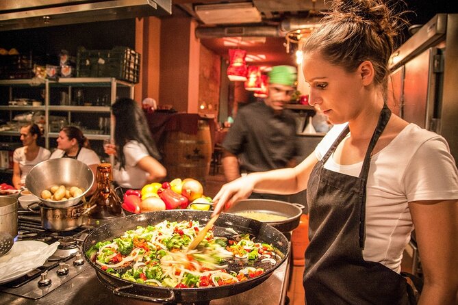 Barcelona Interactive Spanish Cooking Experience - Eating your work: paella, tapas, and the reward moment