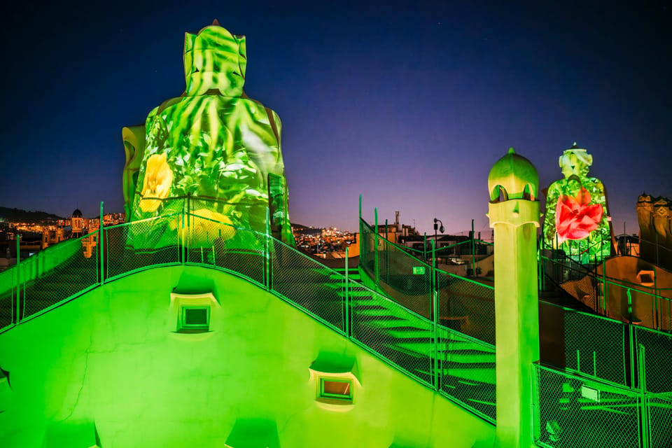 Barcelona: La Pedrera Night Experience - Stairs and Lighting: The Main Thing to Plan For