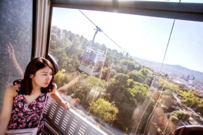 Barcelona: Montjuïc Cable Car Roundtrip Ticket - How the ride works: Parc de Montjuïc to Castell de Montjuïc