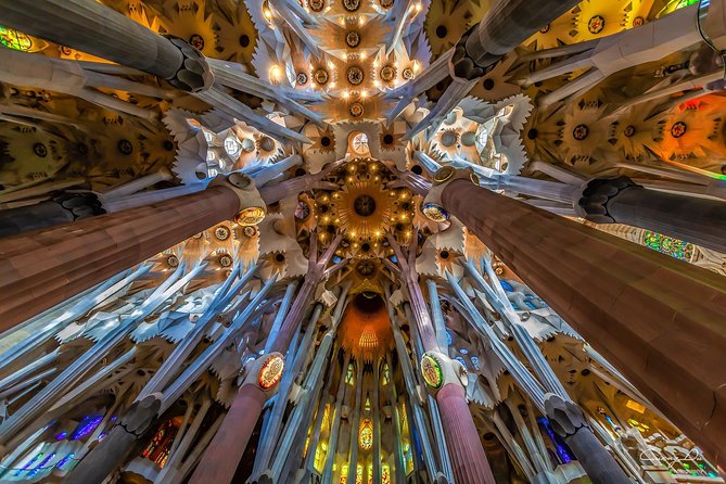 Barcelona: Sagrada Familia Fast Track Tour with Tower Option - Tower Option: Elevator Up, Stairs Down, and Barcelona Views