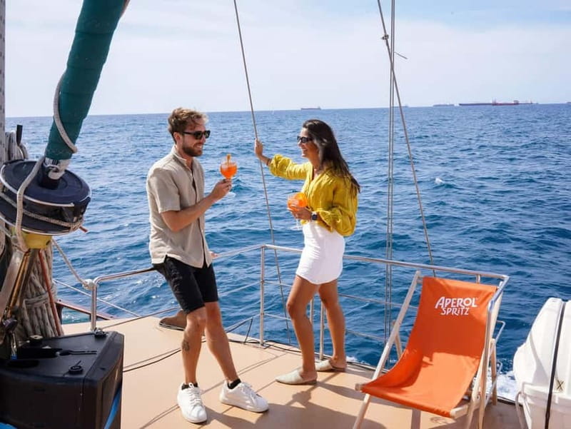 Barcelona Sailing Cruise - Choosing Your Spot Onboard: Rooftop, Lounge, and Aft Chill-Out