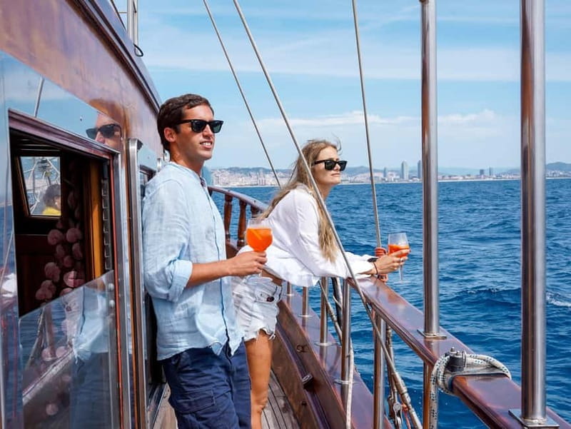 Barcelona Sailing Cruise - Aperol Spritz Included: The Onboard Drink and Music Vibe