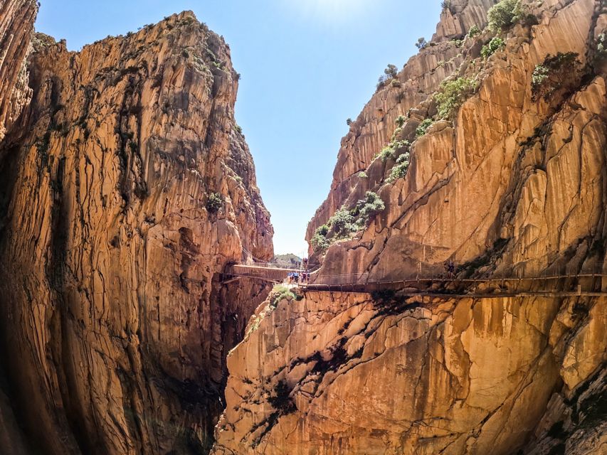 Caminito del Rey: Entry Ticket and Guided Tour - Photo moments, rest areas, and the end-bridge payoff in El Chorro