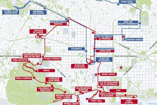 City Sightseeing Barcelona Hop-On Hop-Off Bus Tour: 24 or 48-Hour - Montjuïc and the Olympic zone: cable car access and museum time