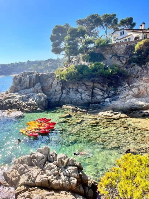 From Barcelona: Costa Brava Kayak & Snorkel Tour with Picnic - Getting There: Meet at Kulas Bar and Ride 75 Minutes West