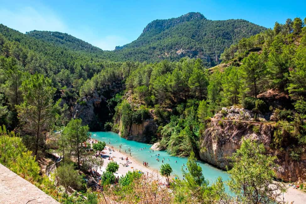From Valencia: Full Day Tour to Montanejos & Thermal Pools - Choosing Your Pace: guided hike through pine trails and viewpoints