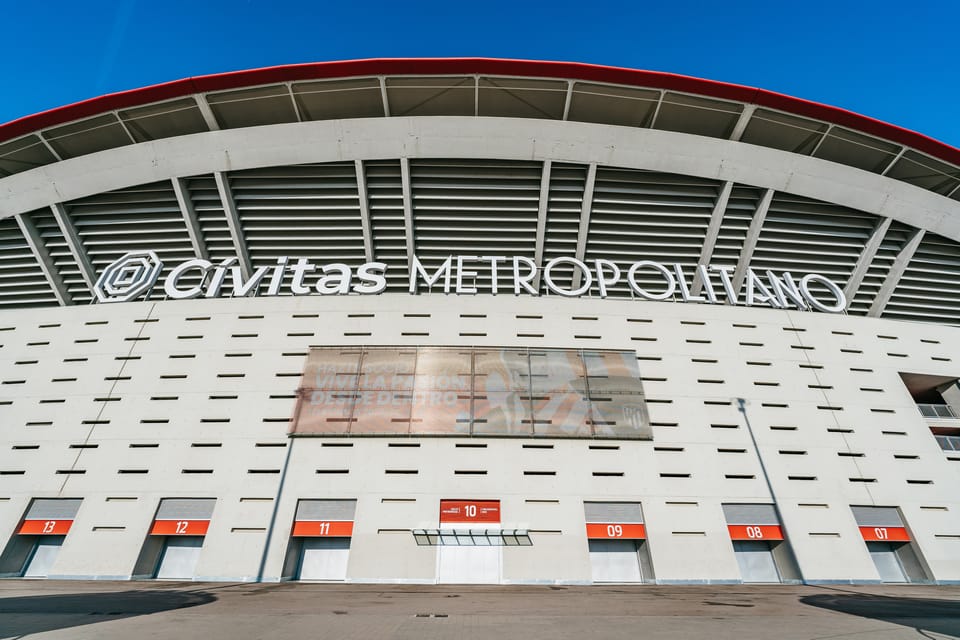 Madrid: Atlético de Madrid Stadium Entry - Locker rooms, presidential box, and press room access