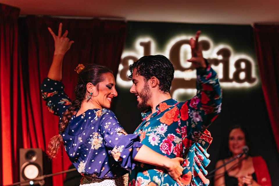 Málaga: Live Flamenco Show at Flamenco Alegría - Tapas and wine: plan it so you enjoy the show, not miss it