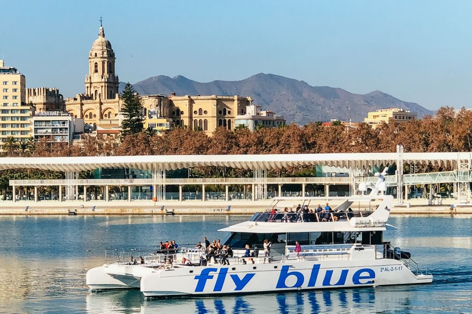 Málaga: Scenic Catamaran Cruise - Onboard Crew, Music, and the Bar Plan