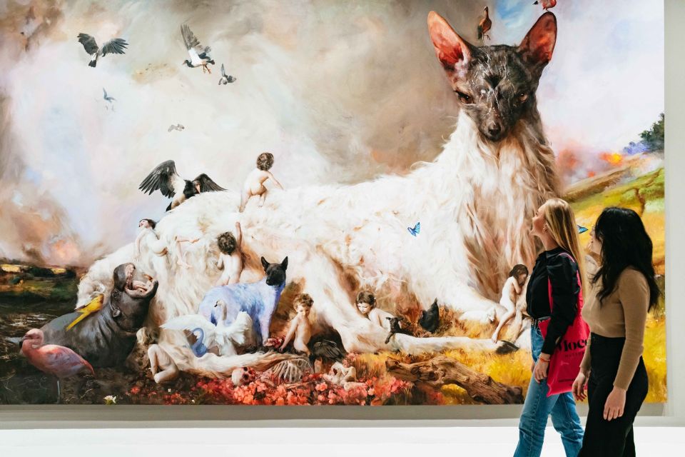 Moco Museum Barcelona: Modern & Contemporary Art - SixnFive digital art installations: what to do when the room gets busy