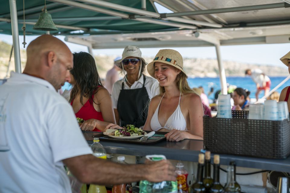 Palma de Mallorca: 5-Hour Catamaran Cruise with Lunch & Swim - BBQ Lunch on Board: Grilled Food, Salads, Cake, and Mallorca Drinks