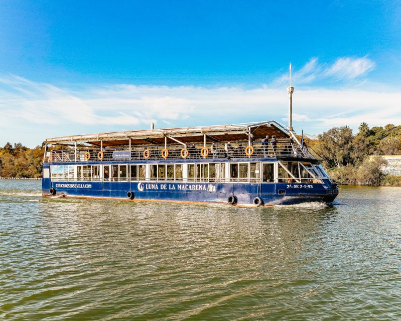 Seville: Guadalquivir River Cruise - Seating, shade, and comfort: simple setup, short duration