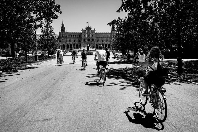 Seville Highlights Bike Tour (English) - Iglesia de Santa Ana, Real Fábrica de Tabacos, and Palau de San Telmo