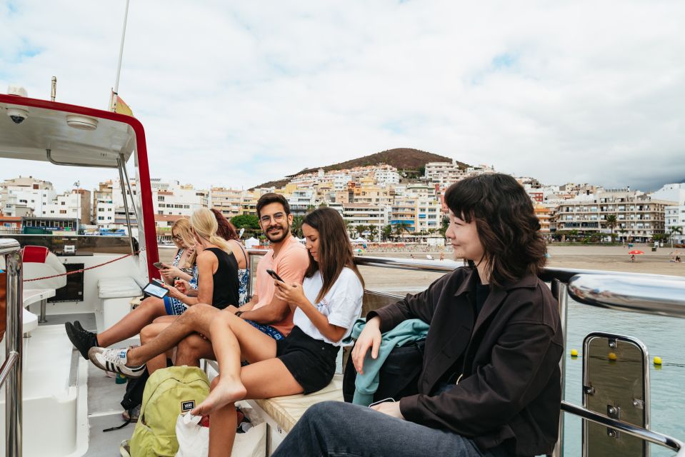 Tenerife: Eco-Yacht Whale and Dolphin Watching and Swimming - The 90-minute flow: from Los Cristianos to Palm-Mar and the Love Cave